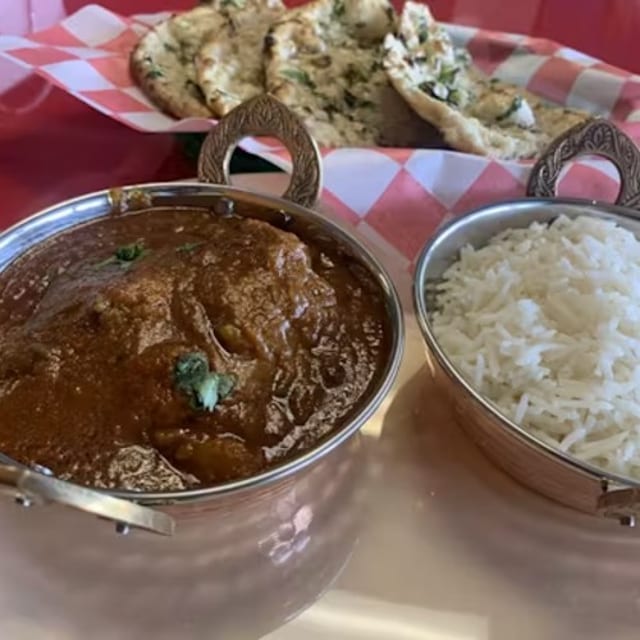 Goat Vindaloo Curry.