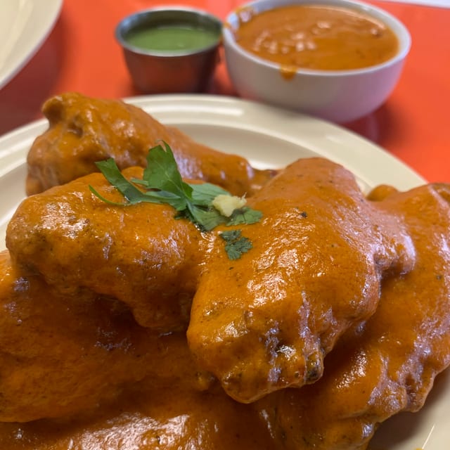 Butter Chicken Wings@currycorner.