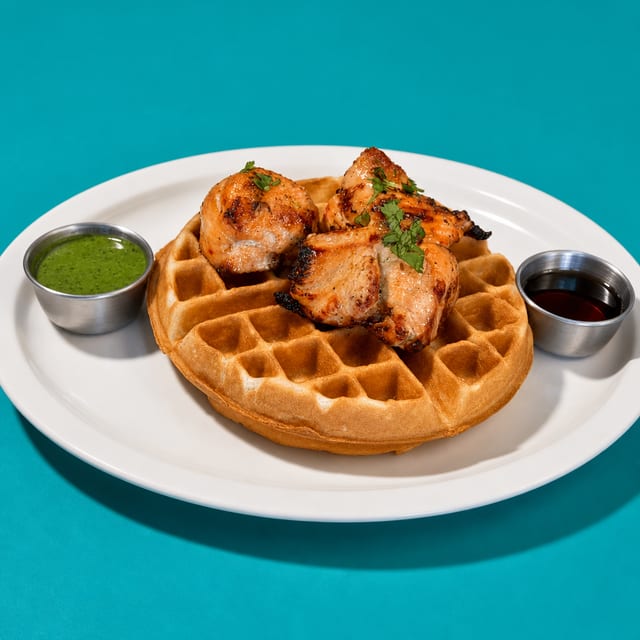 Signature Chicken&Waffles @currycorner.