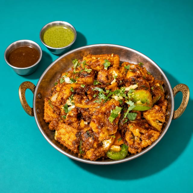 Chilli Paneer.