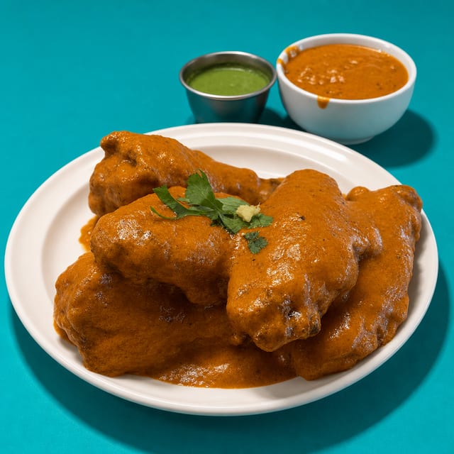 Butter Chicken Wings@currycorner.