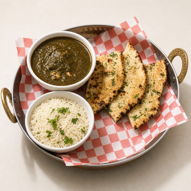 Chicken Saag Curry.