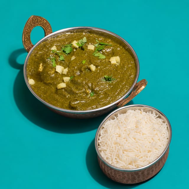 Palak Paneer/Saag Panner.