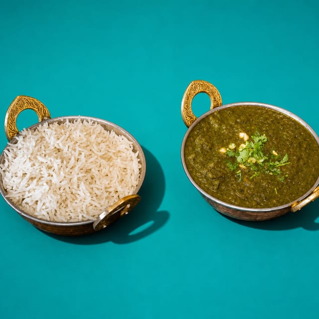 Lamb Saag Curry.