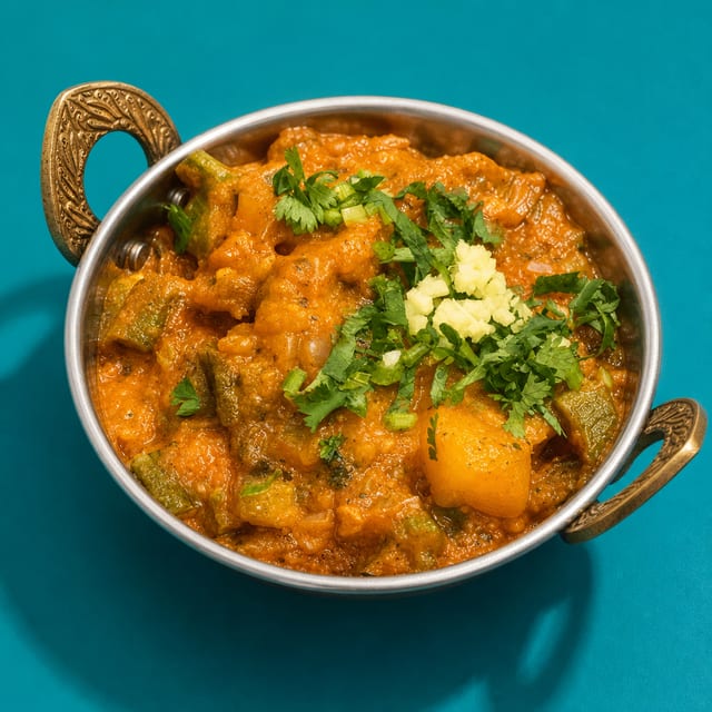 Paneer Karahi Curry.