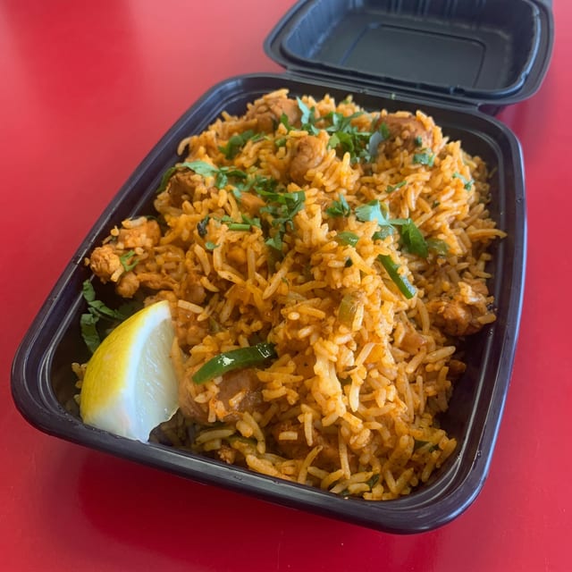 Shrimp Biryani.