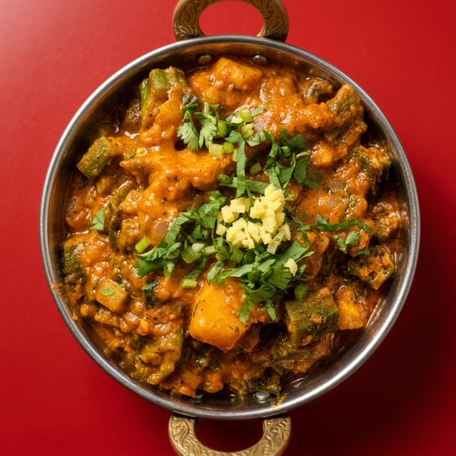Paneer Karahi Curry.